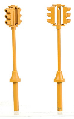 Walthers SceneMaster 949-4368 HO Scale 1960s-Style Traffic Light 2-Pack - Non-Operating -- Double-Sided