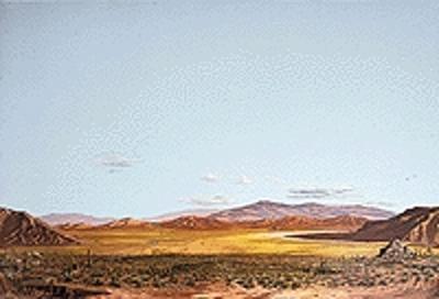 Walthers Scenemaster 949-706 HO Scale Background Scene 24 x 36" 60 x 90cm - Instant Horizons(TM) -- Saguaro Cactus Desert