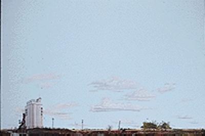 Walthers SceneMaster 949-709 HO Scale Background Scene 24 x 36" 60 x 90cm - Instant Horizons(TM) -- Prairie/Grain Elevator