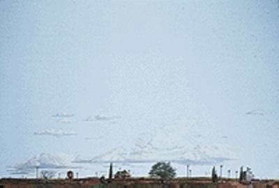 Walthers Scenemaster 949-710 HO Scale Background Scene 24 x 36" 60 x 90cm - Instant Horizons(TM) -- Whistle Stop