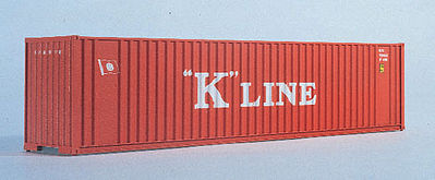 Walthers SceneMaster 949-8803 N Scale 40' Hi Cube Ribbed Side Container - Assembled -- K-Line