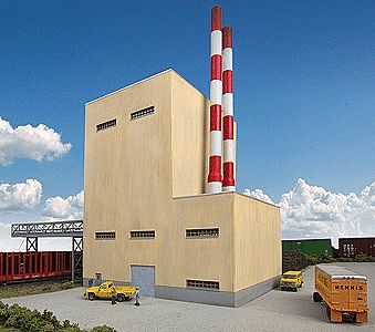 Walthers Cornerstone 933-3901 HO Scale Recovery Boiler House - Superior Paper -- Kit - 11-3/4 x 8 x 17" 29.8 x 20.3 x 43.1cm