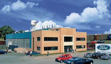 Walthers Cornerstone 933-4142 HO Scale Automotive Assembly Plant -- Kit - 23-1/8 x 11-13/16 4-3/4" 58.7 x 30 x 12cm