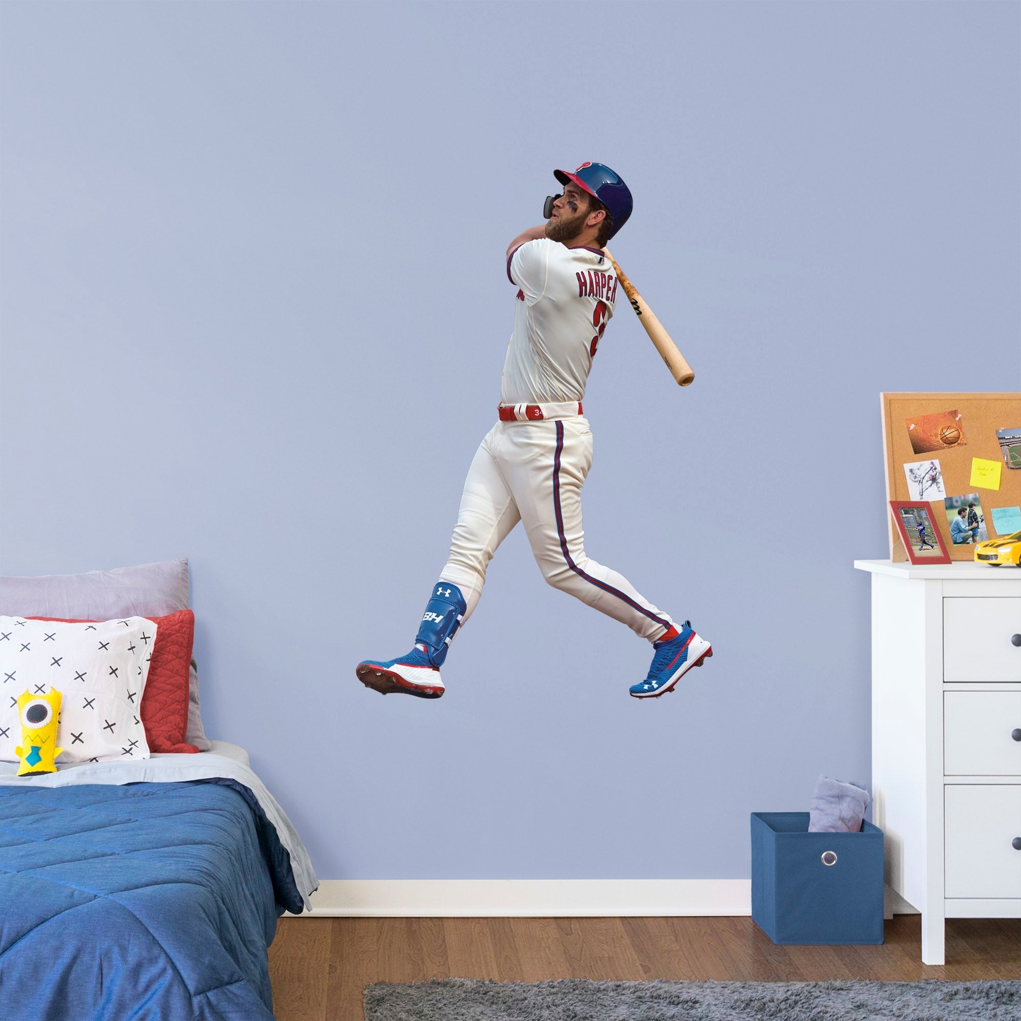 Bryce Harper - RealBig Collection - Official MLB - Philadelphia Phillies - Reusable Vinyl Wall Decals #1