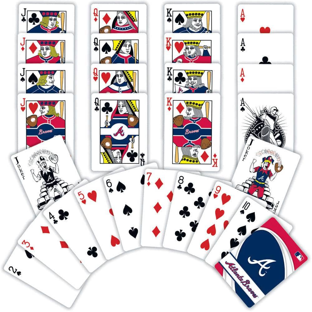 Atlanta Braves Playing Cards - 54 Card Deck