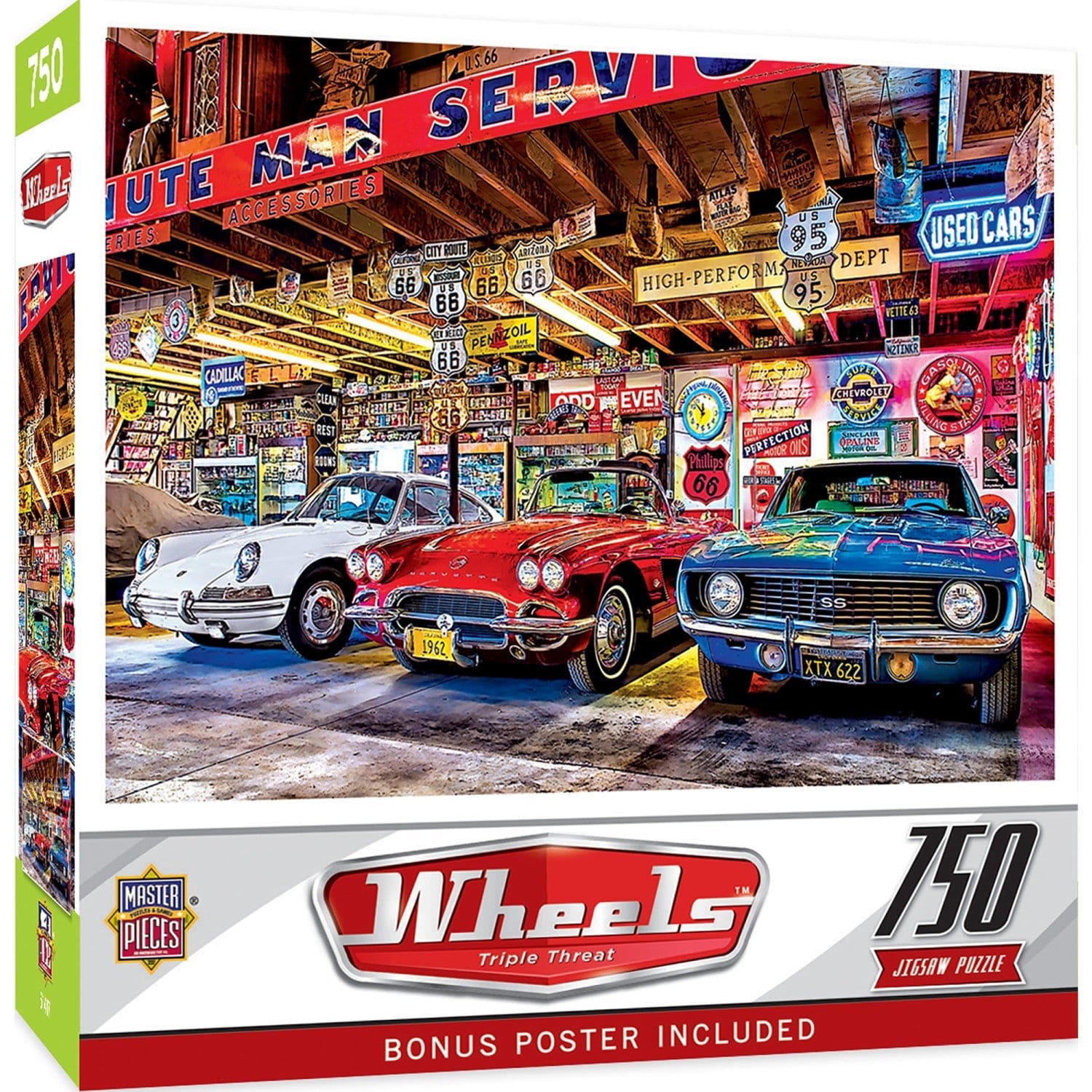 Wheels - Triple Threat 750 Piece Jigsaw Puzzle
