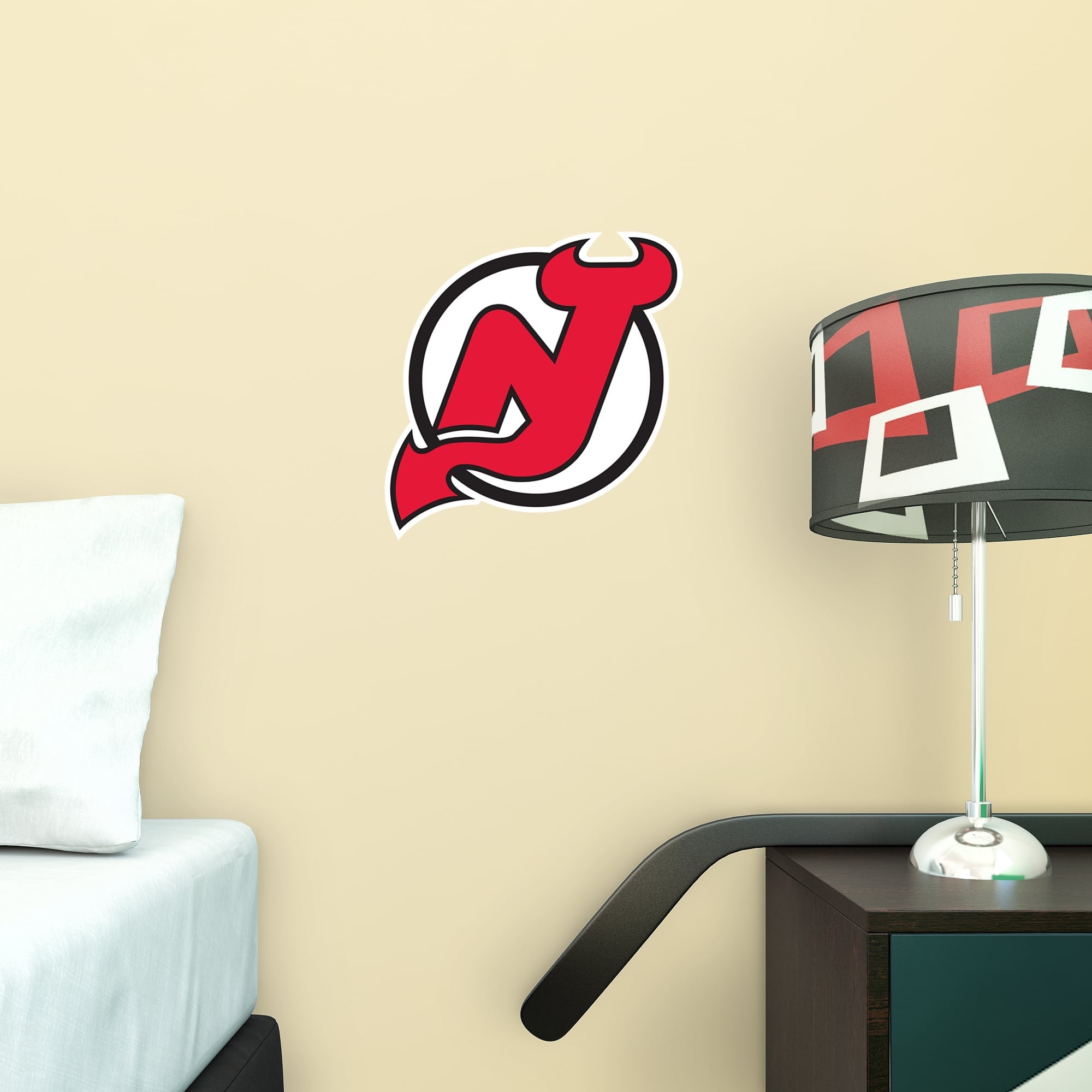 New Jersey Devils - RealBig Logo Collection - Official NHL - Reusable Vinyl Wall Decals