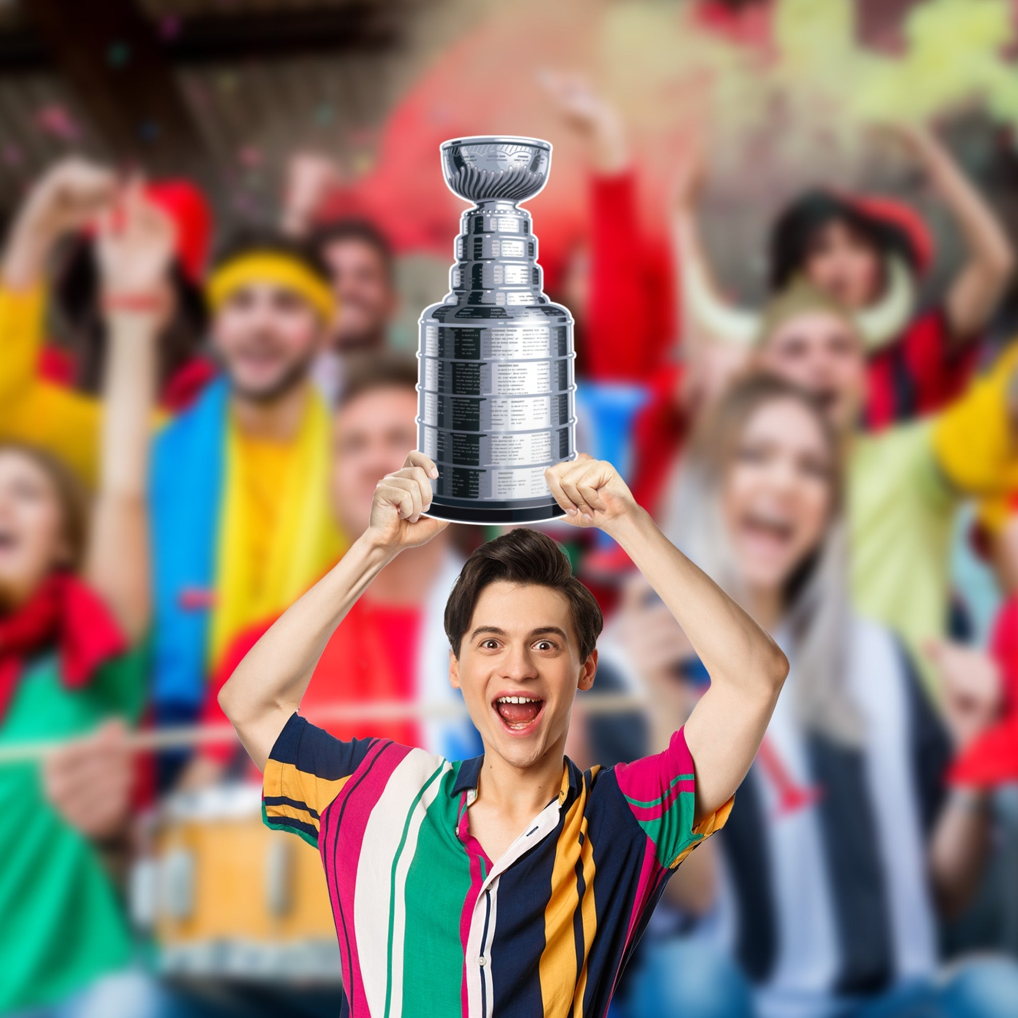 Stanley Cup Trophy - Big Head - Official NHL - Foam Core Cutout