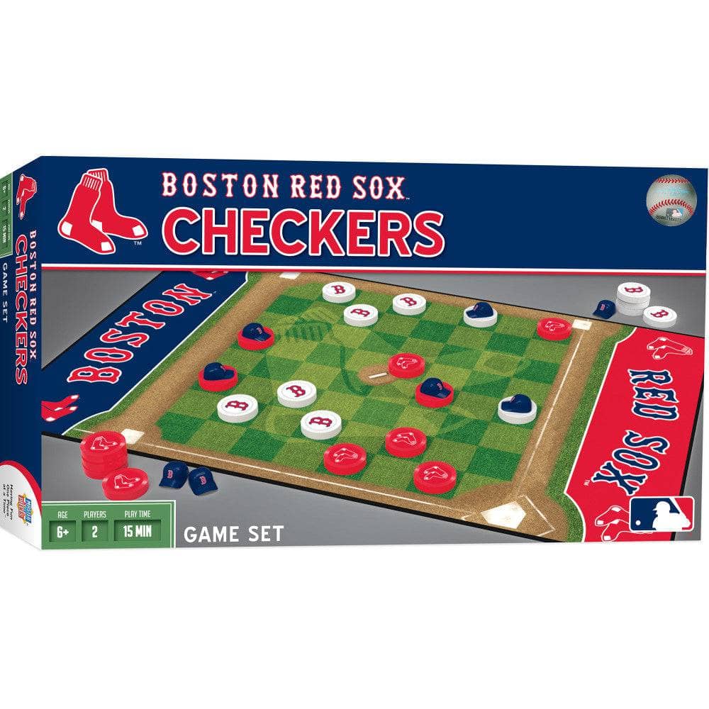 Boston Red Sox Checkers Board Game