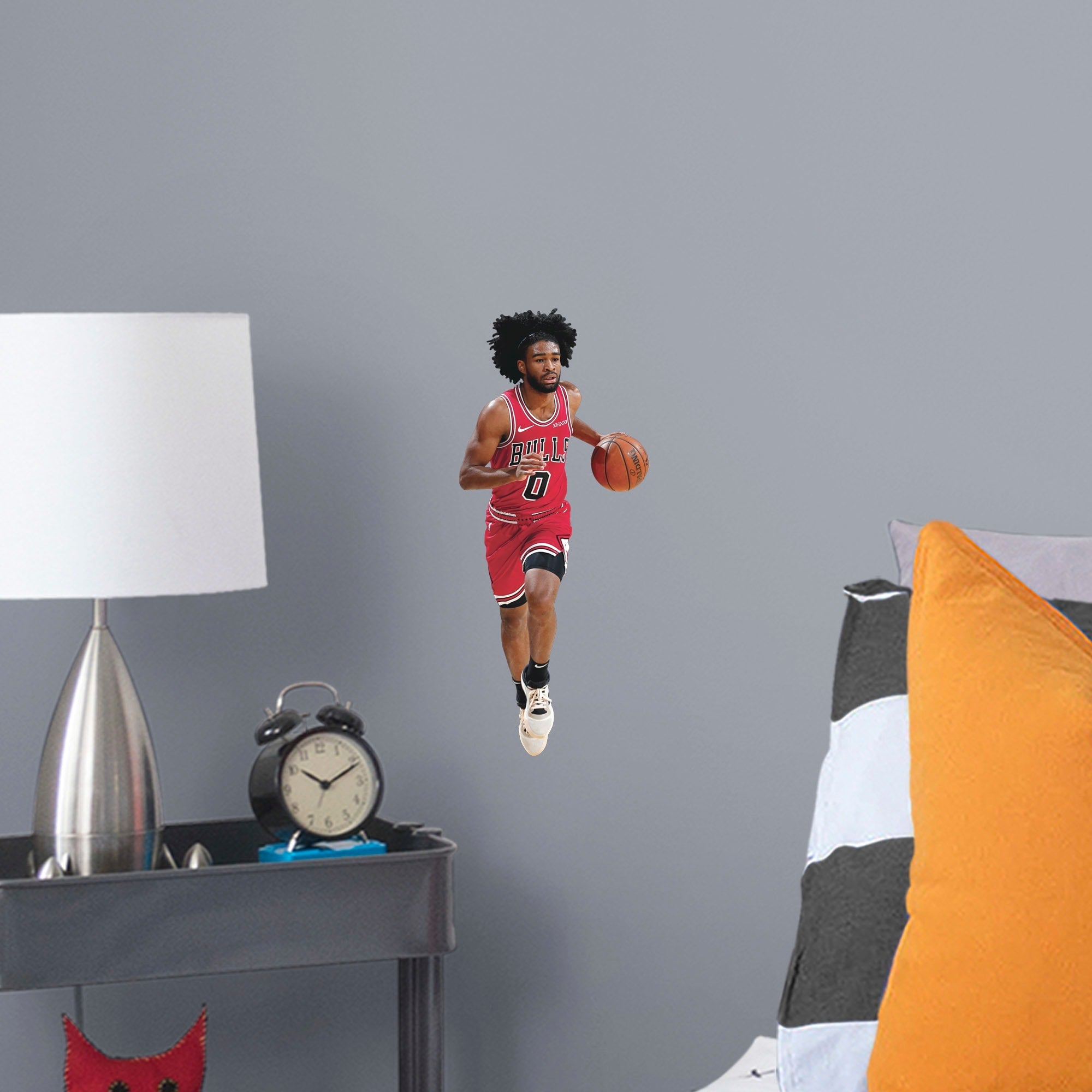 Coby White - RealBig Collection - Official NBA - Chicago Bulls - Reusable Vinyl Wall Decals #1