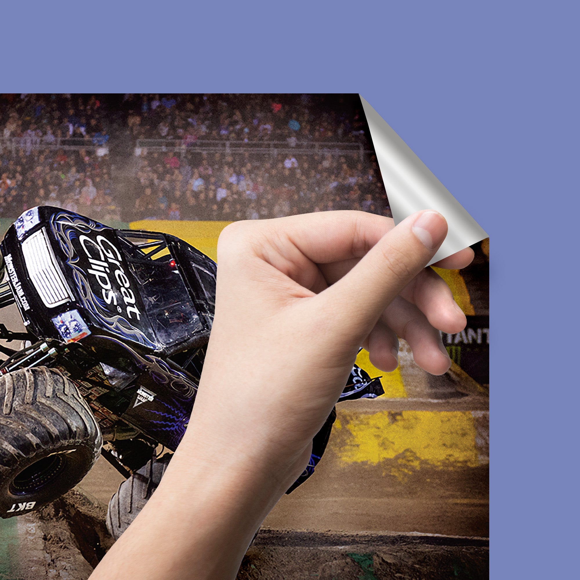 Mohawk Warrior - Monster Jam - RealBig Collection - Official Monster Jam - Reusable Vinyl Wall Decals