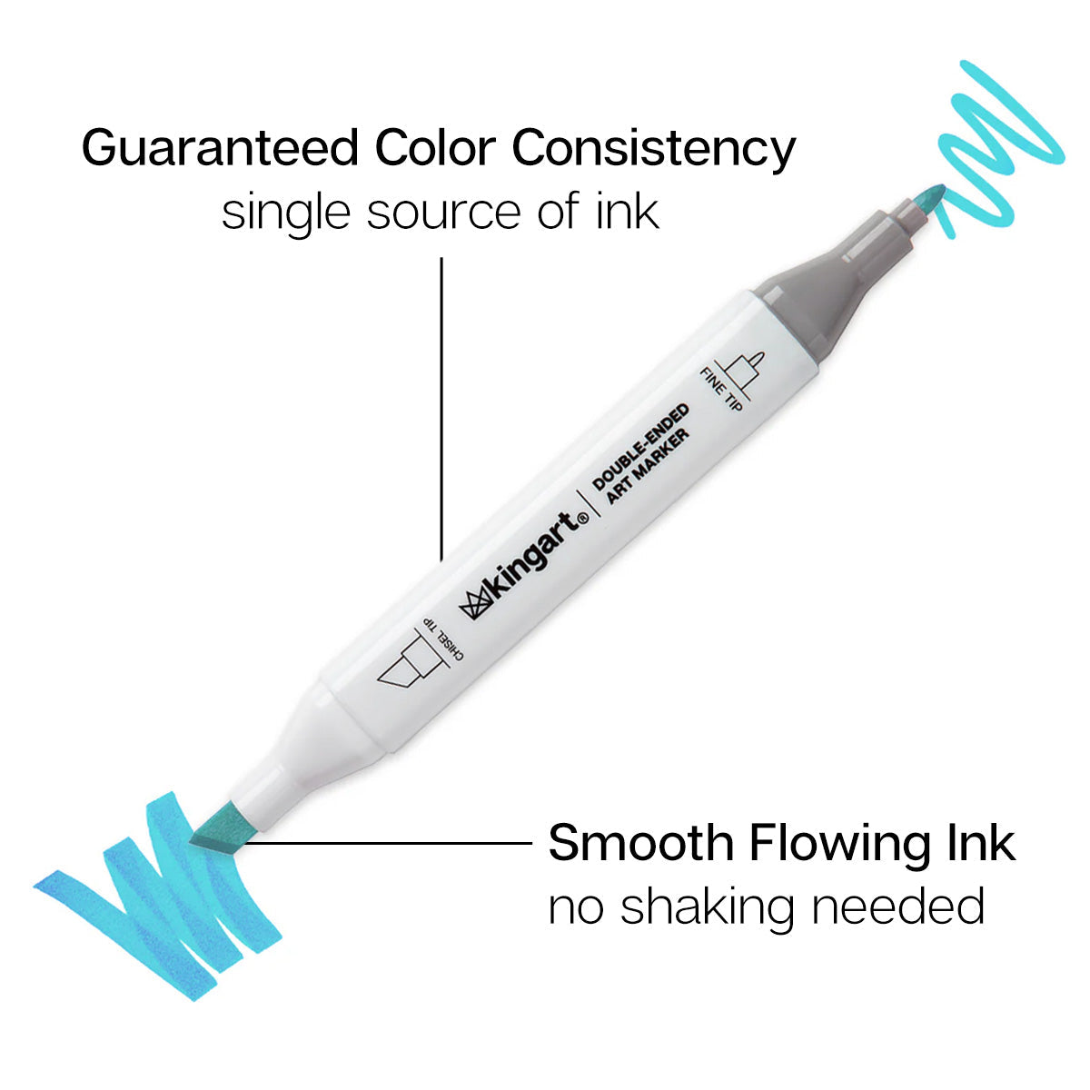 Double-Ended Alcohol Markers 60 Colors
