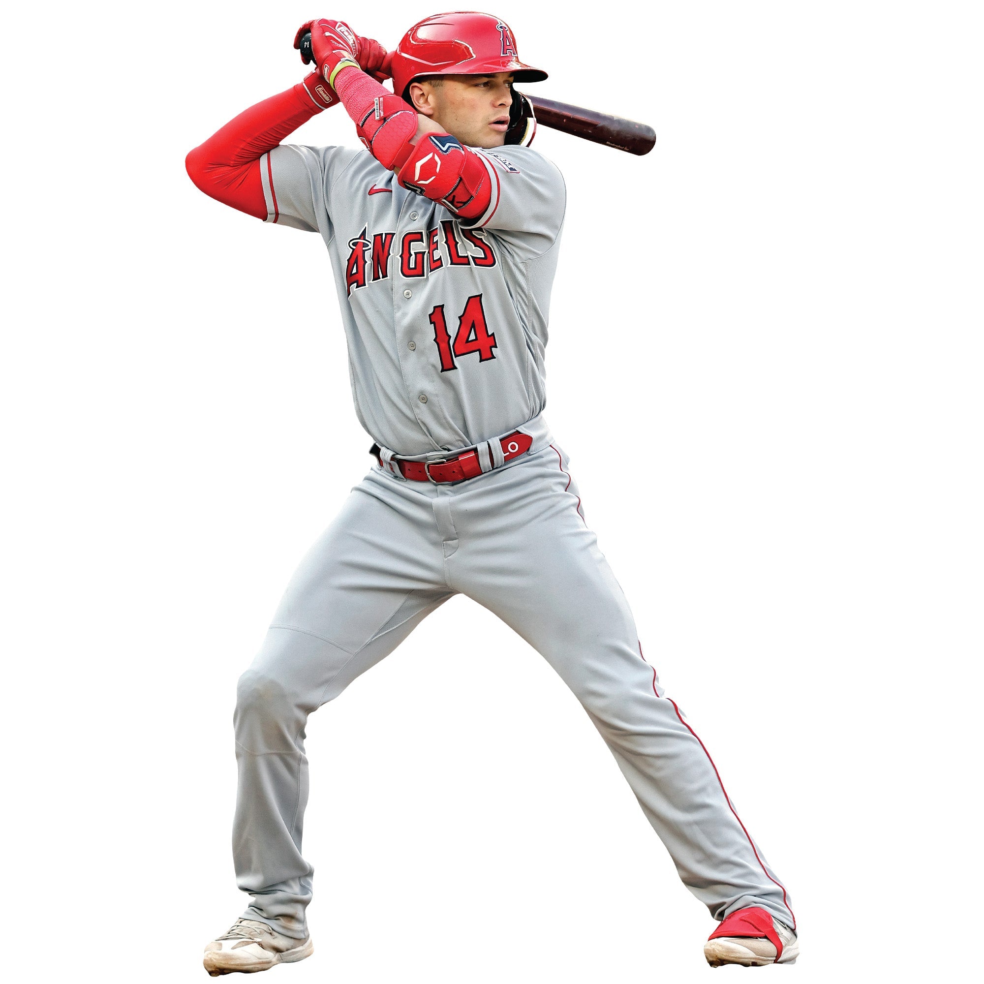 Logan O'Hoppe - RealBig Collection - Official MLB - Los Angeles Angels - Reusable Vinyl Wall Decals