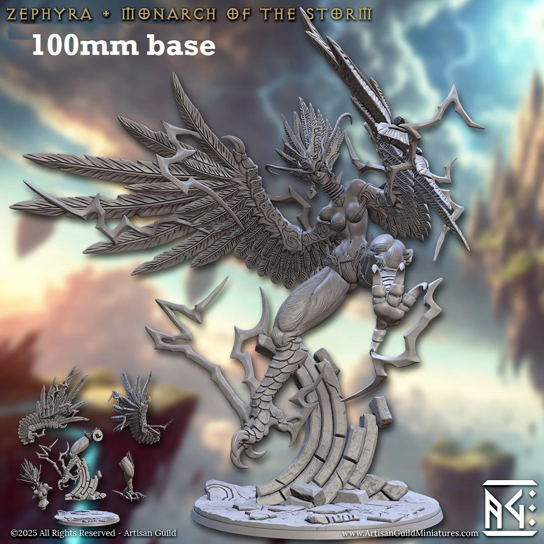 Zephyra, Monarch of the Storm (Huge Harpy Epic Boss)