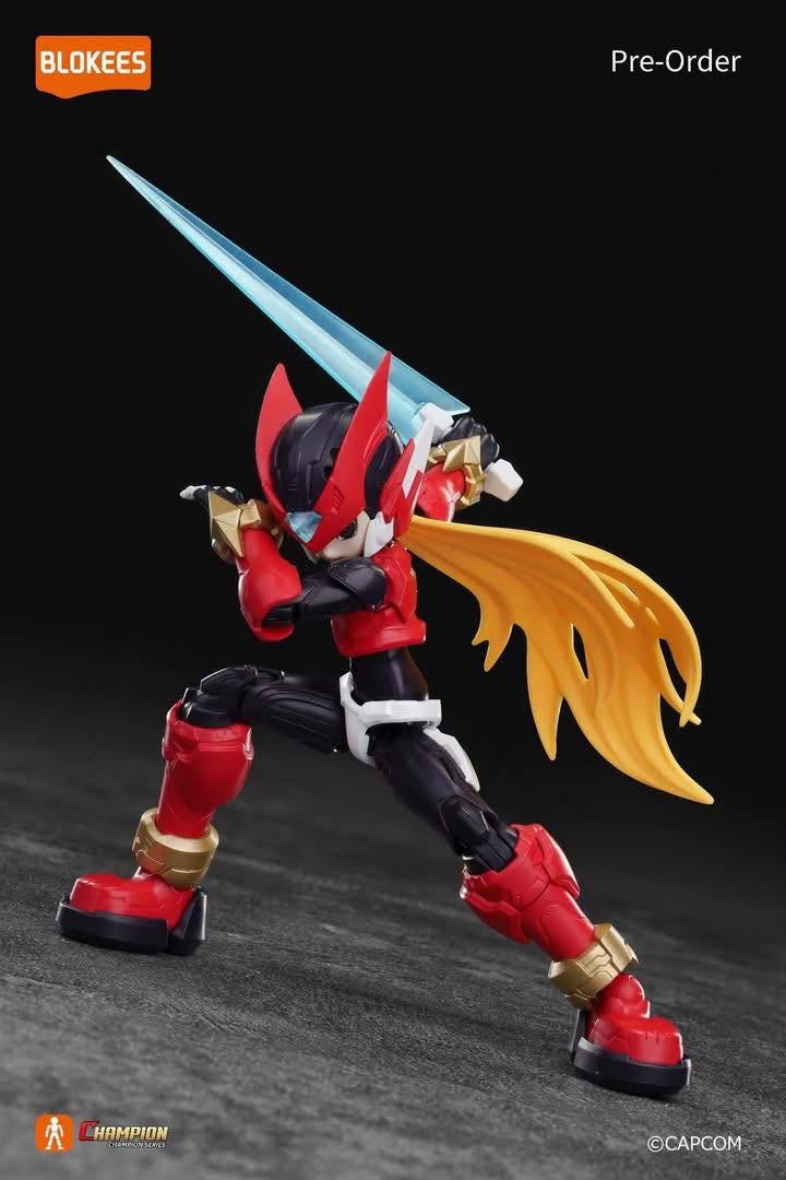 Blokees | Mega Man Champion Class Deluxe 01 | Zero (Mega Man Zero) (Pre-Order)