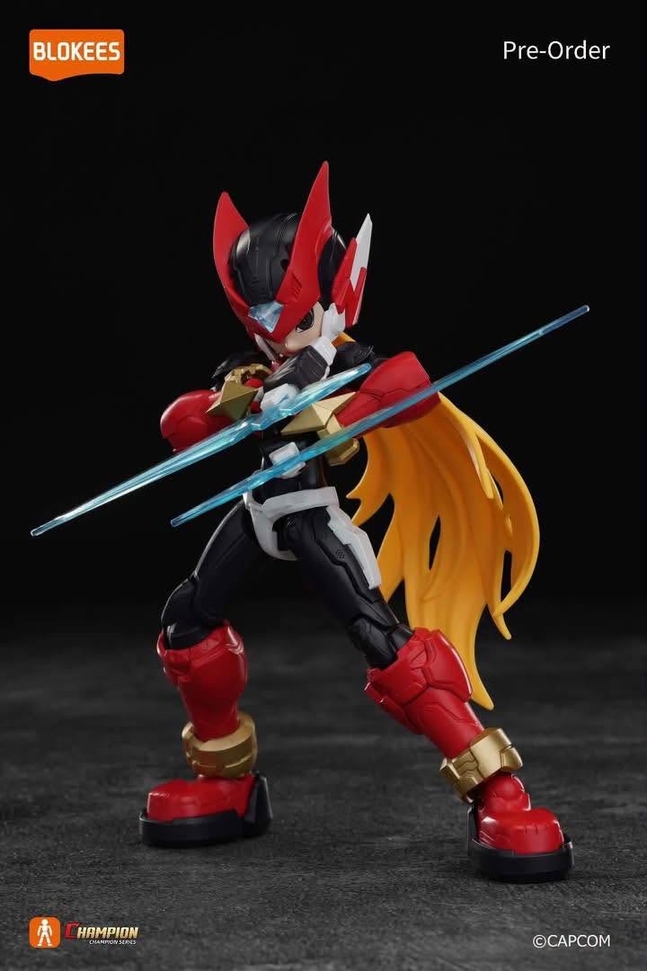 Blokees | Mega Man Champion Class Deluxe 01 | Zero (Mega Man Zero) (Pre-Order)