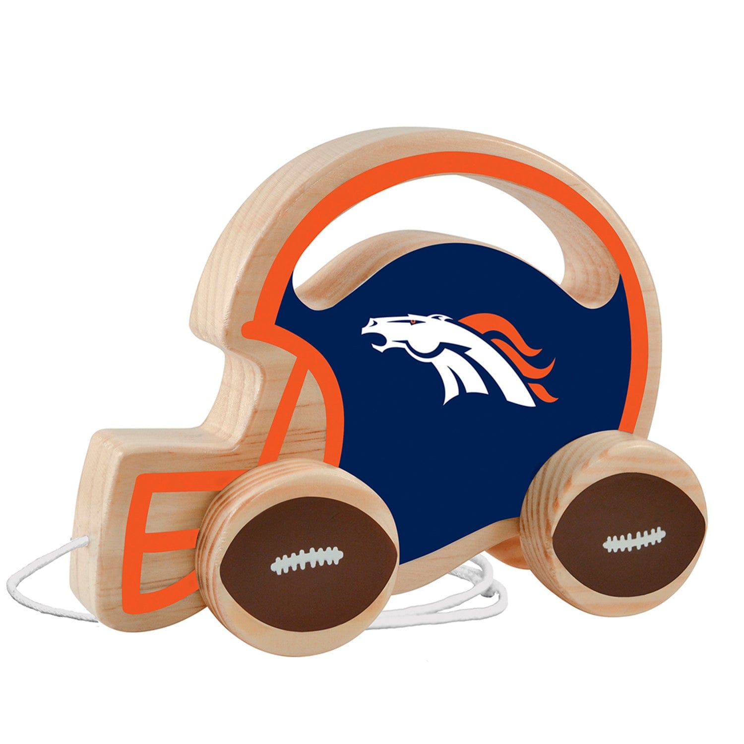 Denver Broncos - Push & Pull Baby Toy
