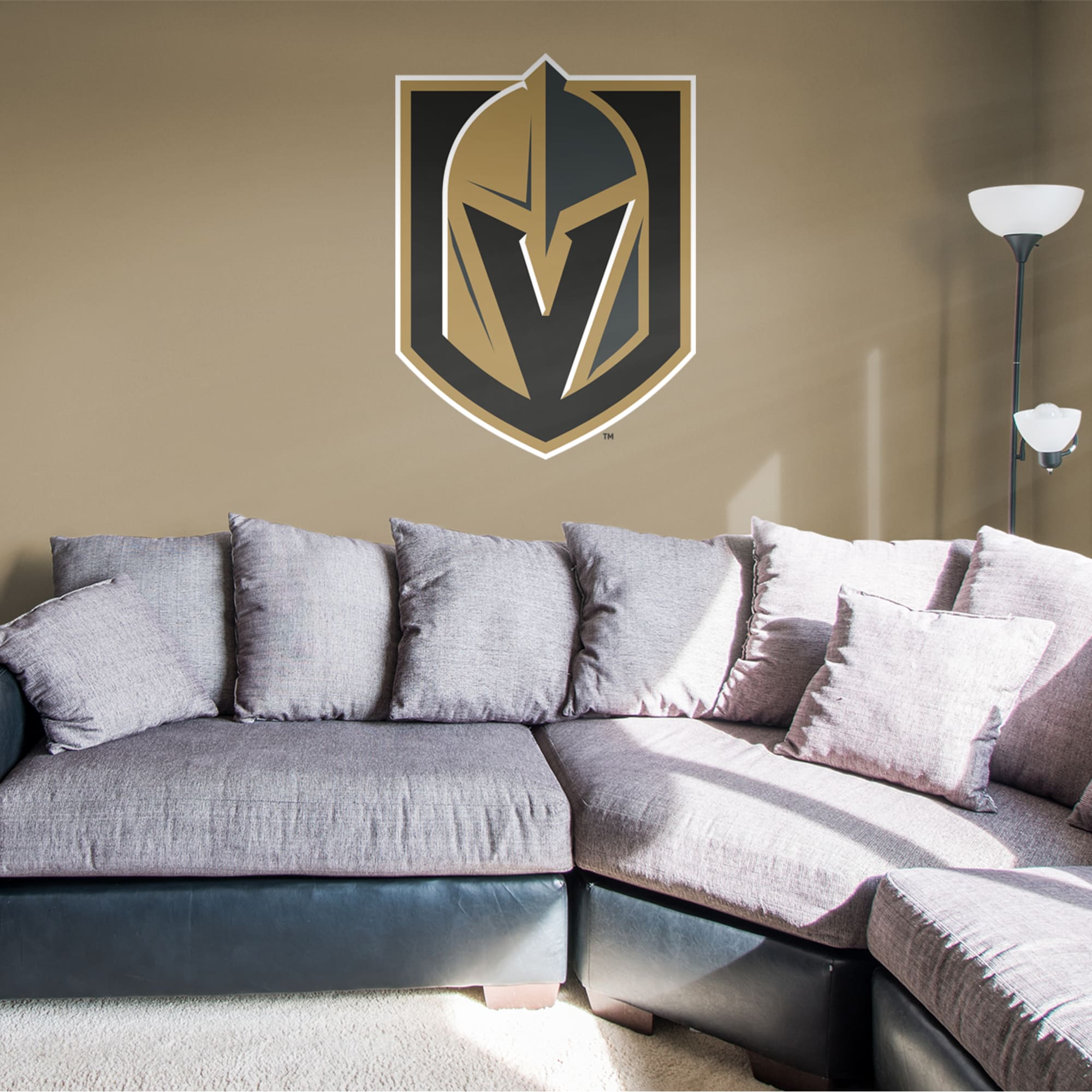 Vegas Golden Knights - RealBig Logo Collection - Official NHL - Reusable Vinyl Wall Decals