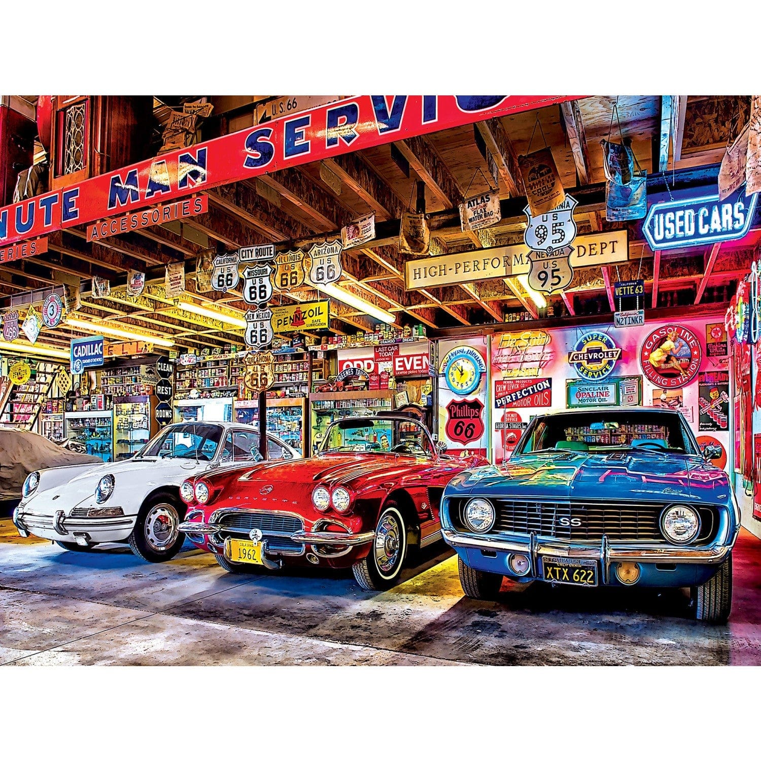Wheels - Triple Threat 750 Piece Jigsaw Puzzle