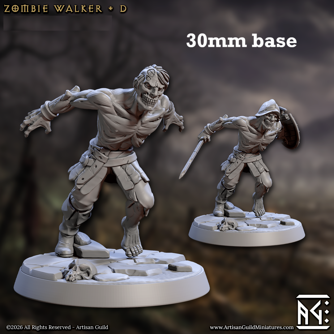 Zombie Walker: Sculpt D (Male Zombie)