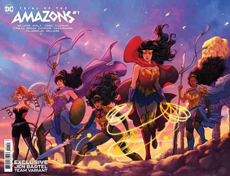 TRIAL OF THE AMAZONS #1 (OF 2) CVR C TEAM JEN BARTEL CARD STOCK VAR (NET) (03/02/2022)