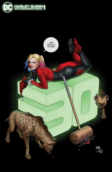 HARLEY QUINN 30TH ANNIVERSARY SPECIAL #1 (ONE SHOT) CVR N INC 1:10 FRANK CHO GLOW IN THE DARK VAR (09/14/2022)
