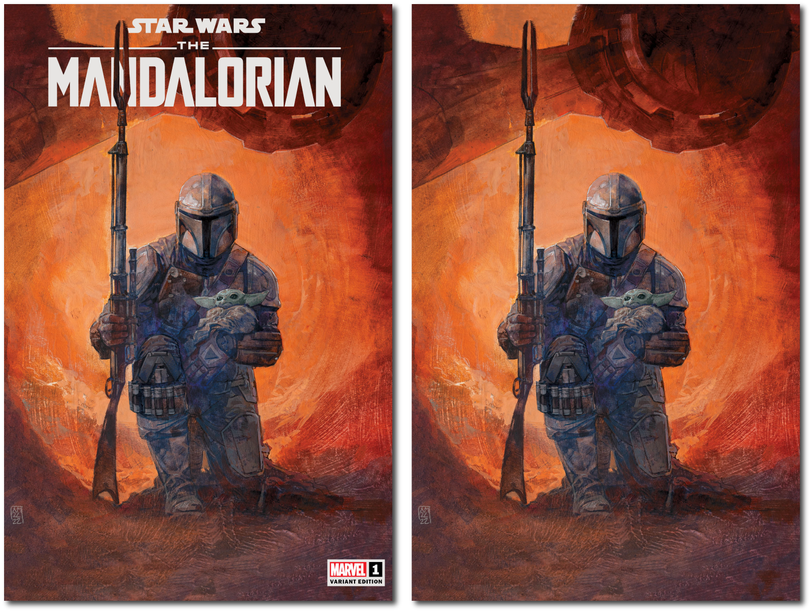 2 PACK (616) STAR WARS: THE MANDALORIAN #1 ALEX MALEEV EXCLUSIVE VAR (07/22/2022)