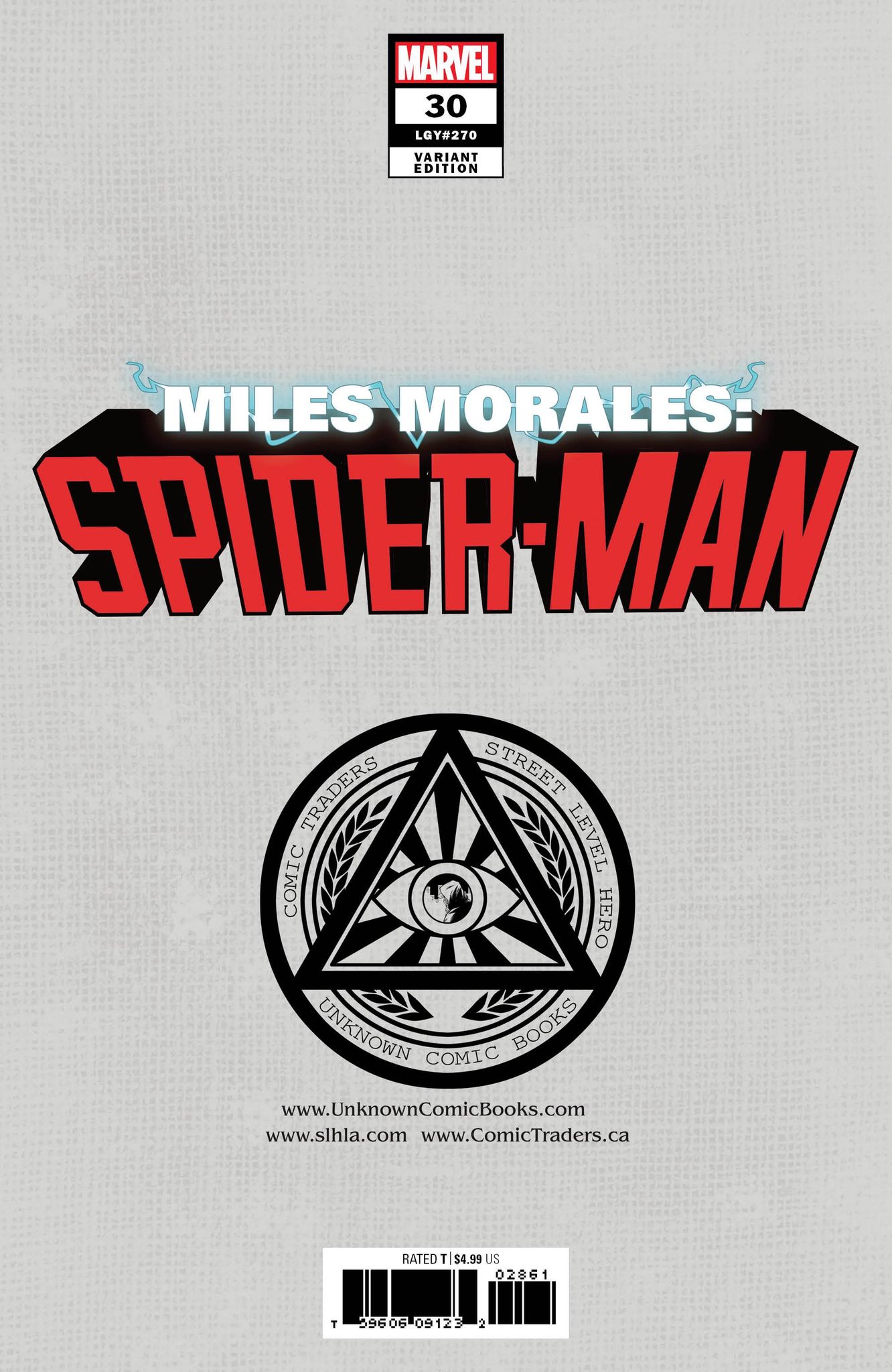 MILES MORALES SPIDER-MAN #30 UNKNOWN COMICS TYLER KIRKHAM EXCLUSIVE VAR (09/29/2021)