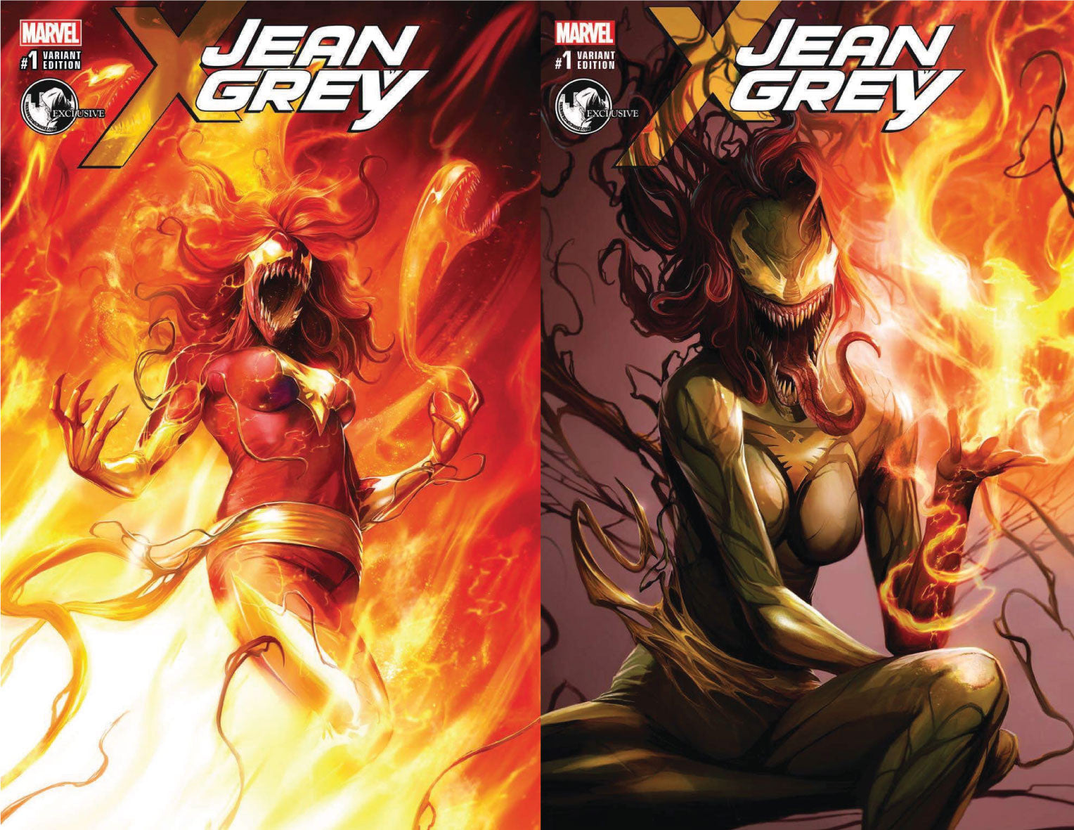 JEAN GREY #1 UNKNOWN COMIC BOOK EXCLUSIVE CVR A & B 2 PACK MATTINA (05/03/2017)