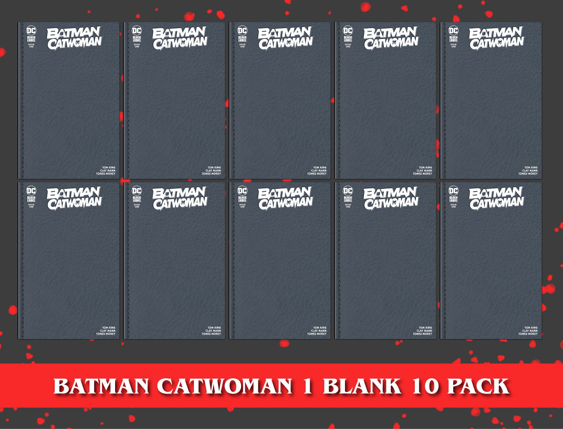 [10 PACK] BATMAN CATWOMAN #1 (OF 12) UNKNOWN COMICS BLANK EXCLUSIVE VAR (02/15/2023)