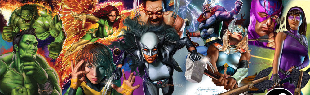 GENERATIONS #1 5 PART CONNECTING CVR UNKNOWN COMICS GREG HORN EXCLUSIVE VIRGIN VAR