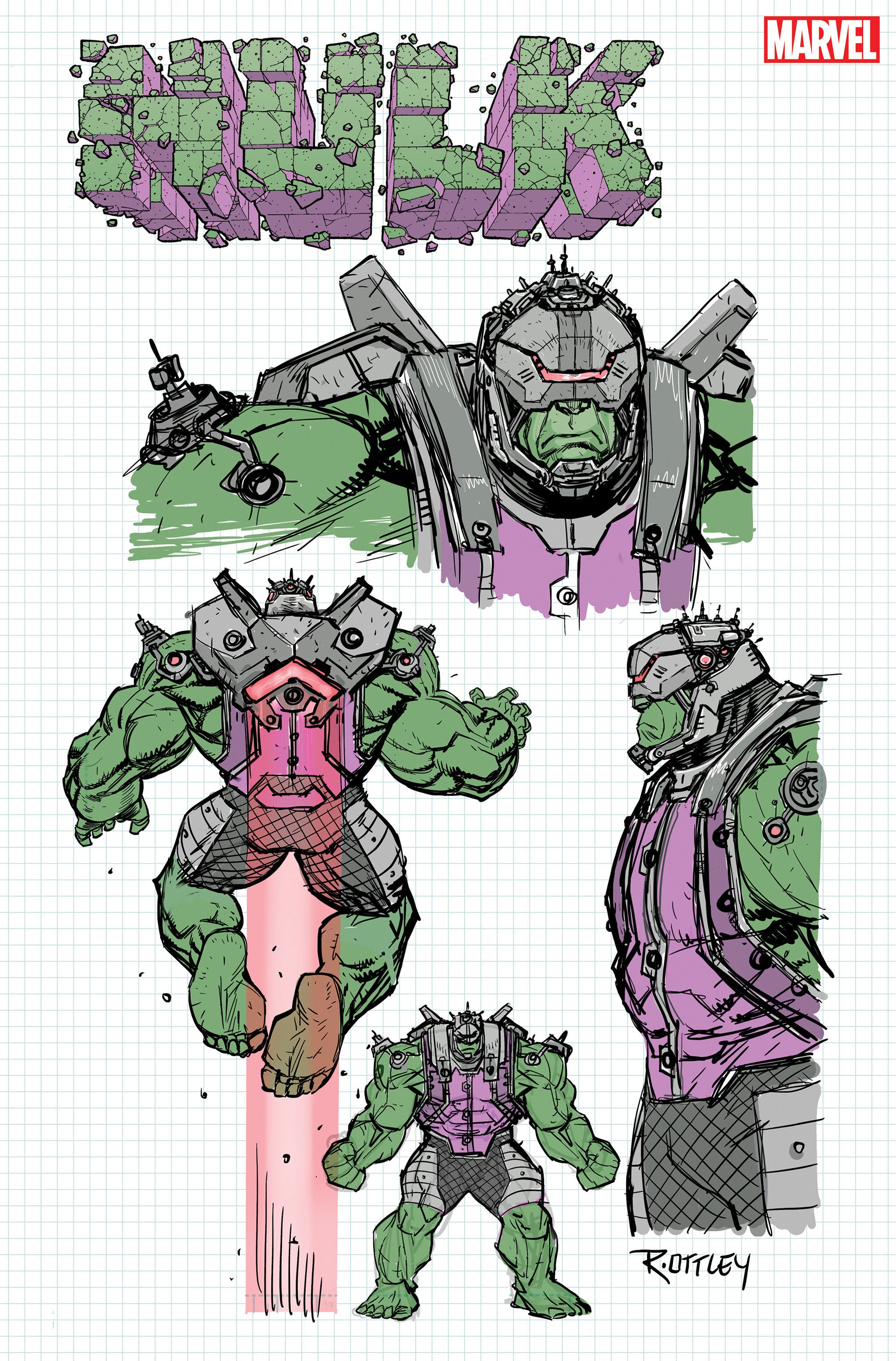 (Ratio) HULK #1 OTTLEY DESIGN VAR (1:10) (11/03/2021) (11/24/2021)
