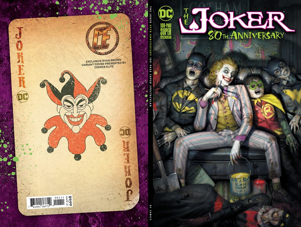 JOKER 80TH ANNIV 100 PAGE SUPER SPECT #1 RYAN BROWN EXCLUSIVE VAR (04/29/2020)