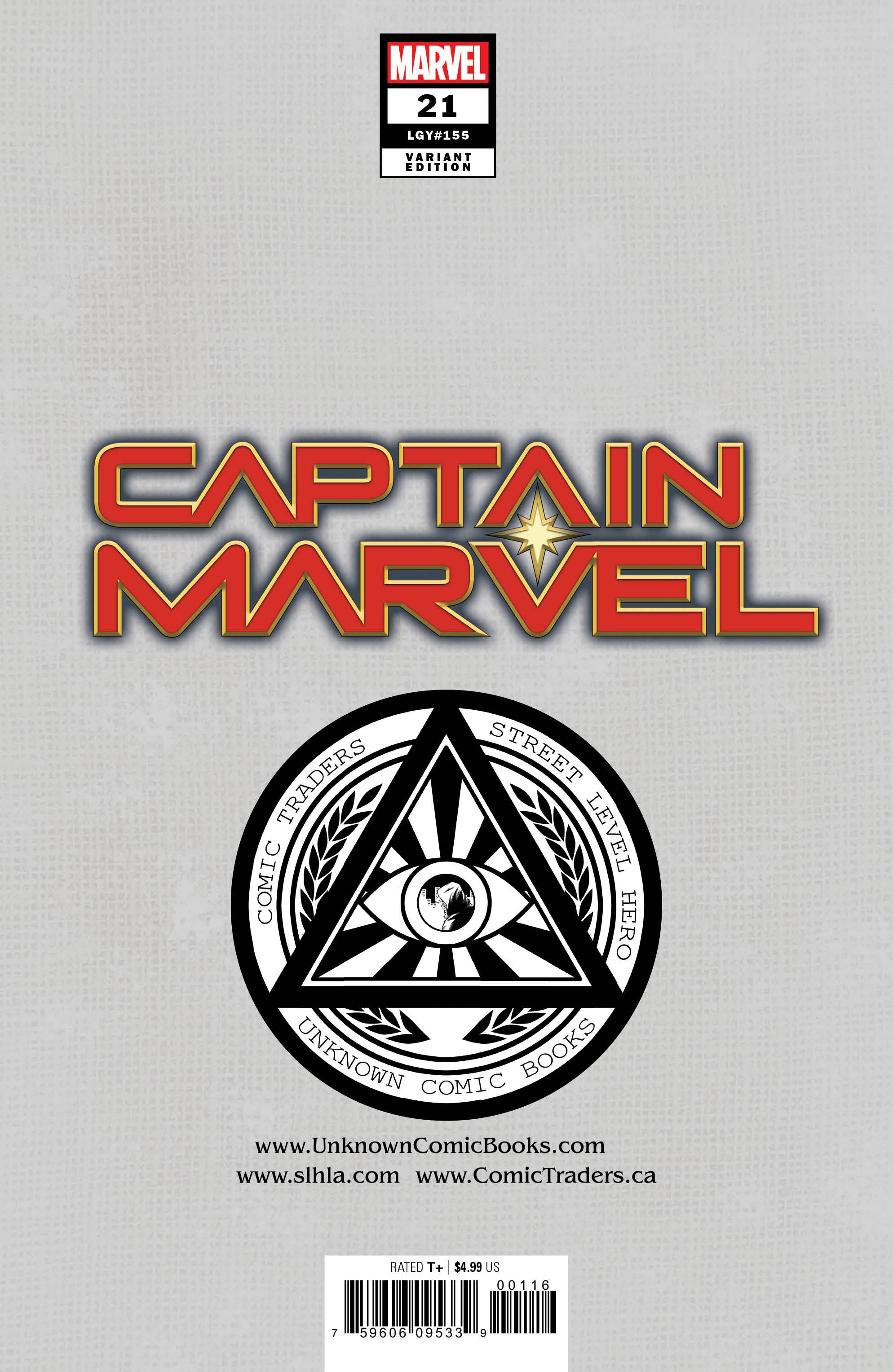 CAPTAIN MARVEL #21 UNKNOWN COMICS MARCO MASTRAZZO EXCLUSIVE VAR (09/09/2020)
