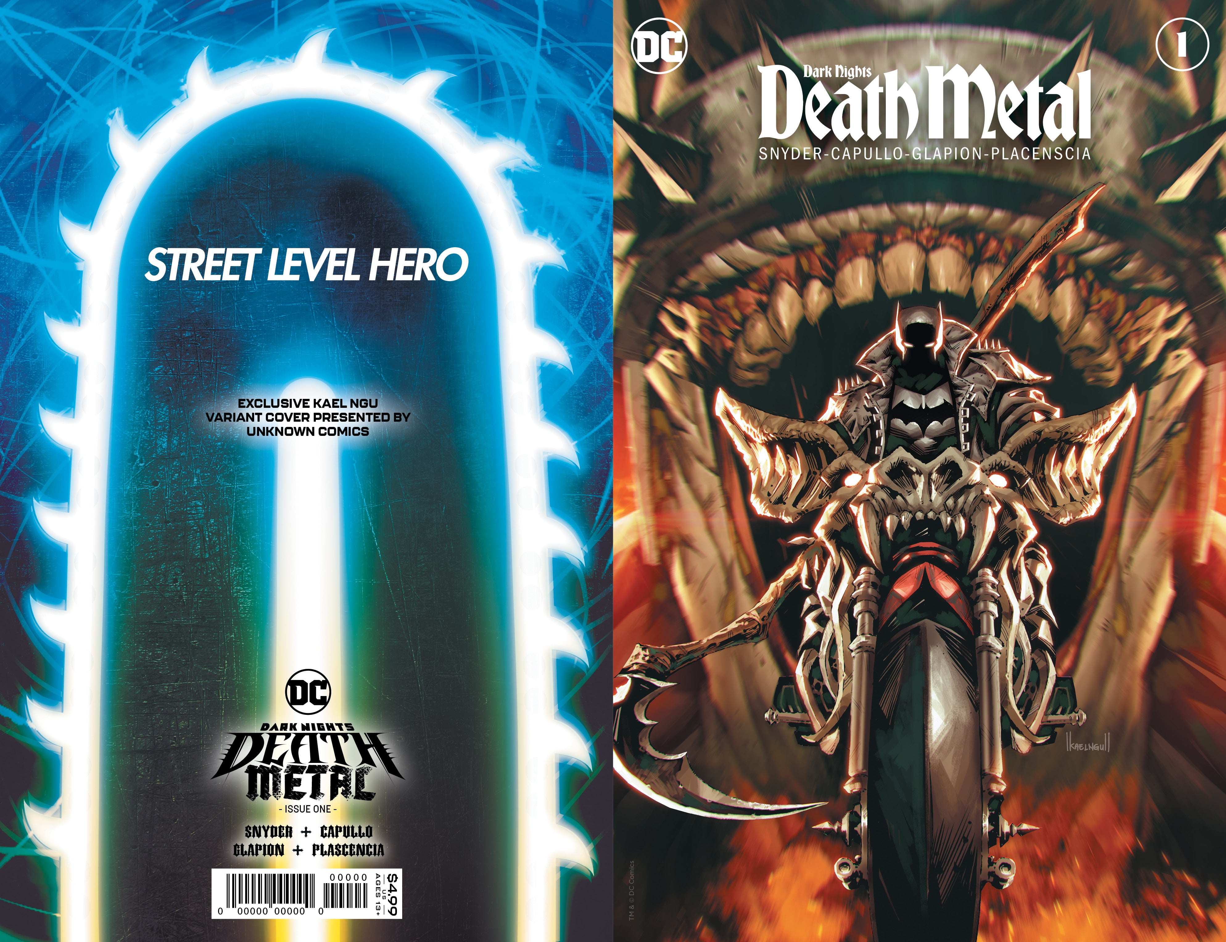 DARK NIGHTS DEATH METAL #1 (OF 6) UNKNOWN COMICS KAEL NGU EXCLUSIVE VAR (06/17/2020)