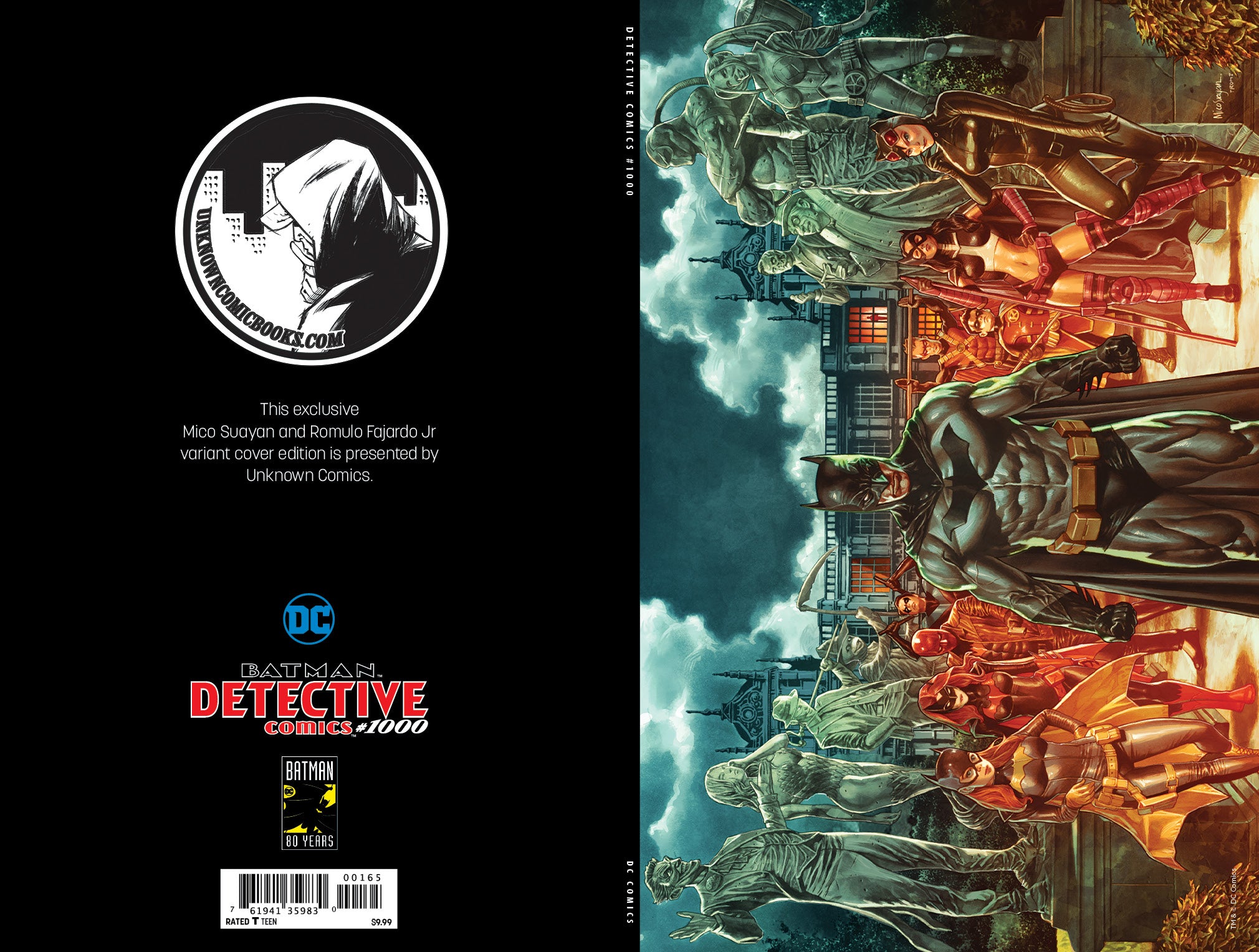 DETECTIVE COMICS #1000 UNKNOWN COMIC BOOKS SUAYAN VIRGIN CONVENTION EXCLUSIVE 3/27/2019