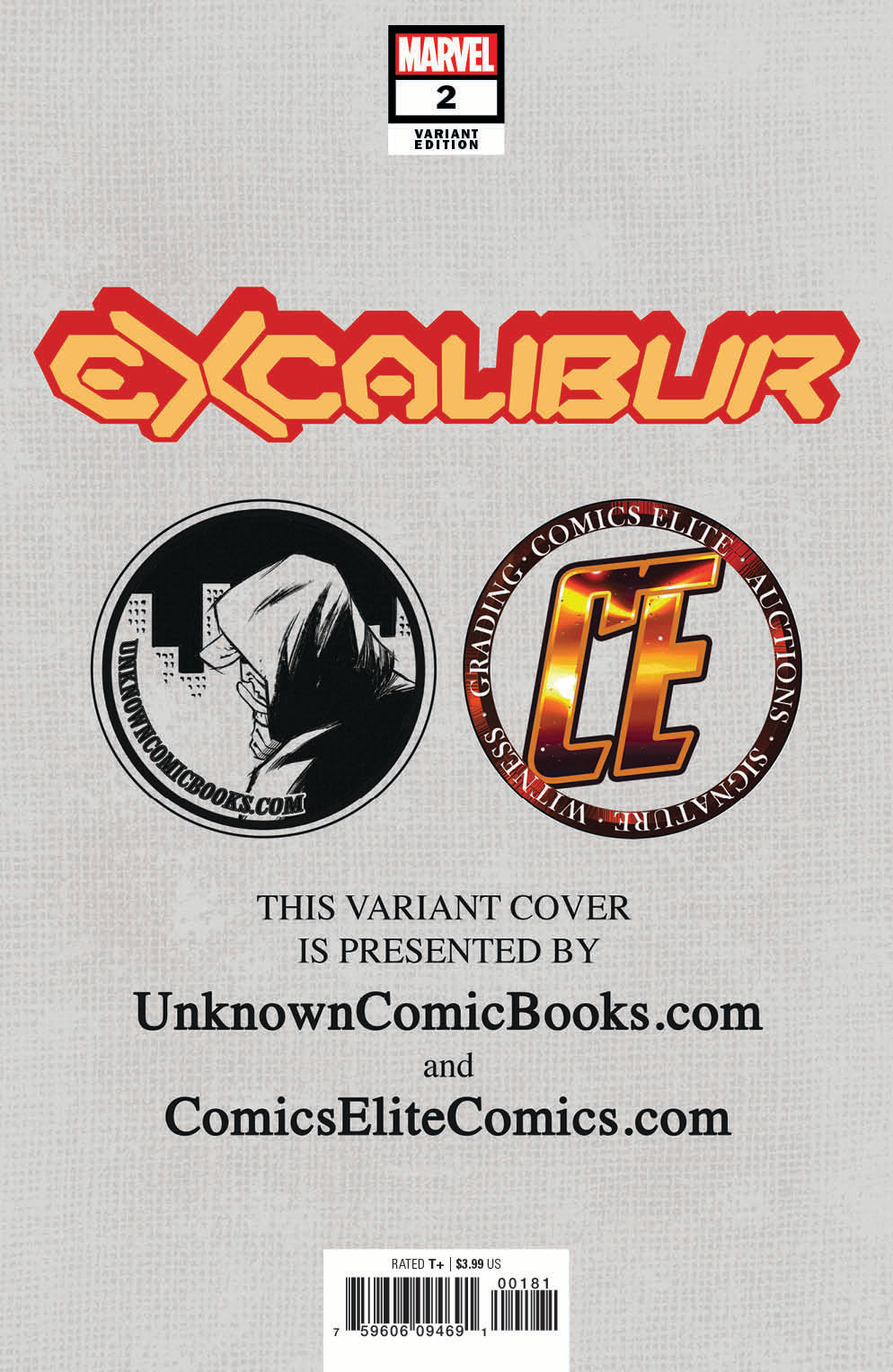 EXCALIBUR #2 LUCIO PARRILLO EXCLUSIVE VAR DX (11/20/2019)