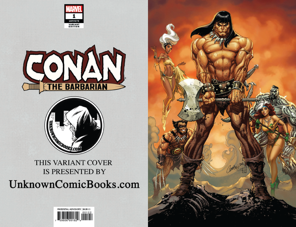 CONAN THE BARBARIAN #1 UNKNOWN COMIC BOOKS EXCLUSIVE VIRGIN CAMPBELL 1/2/2019