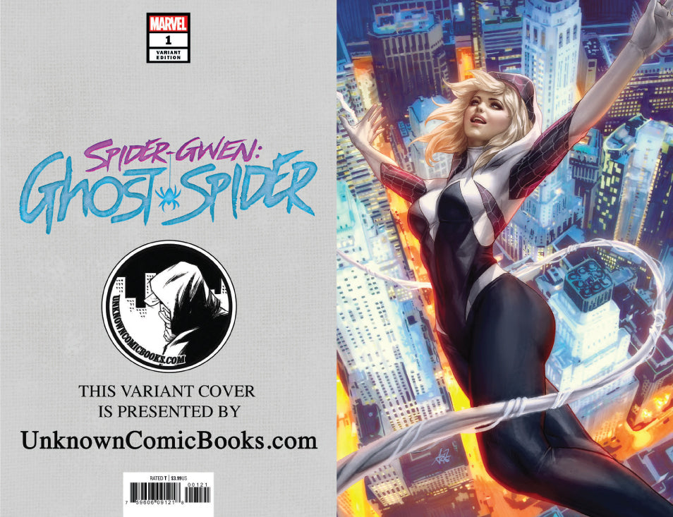 SPIDER-GWEN GHOST SPIDER #1 UNKNOWN COMIC BOOKS ARTGERM VIRGIN VAR 10/24/2018