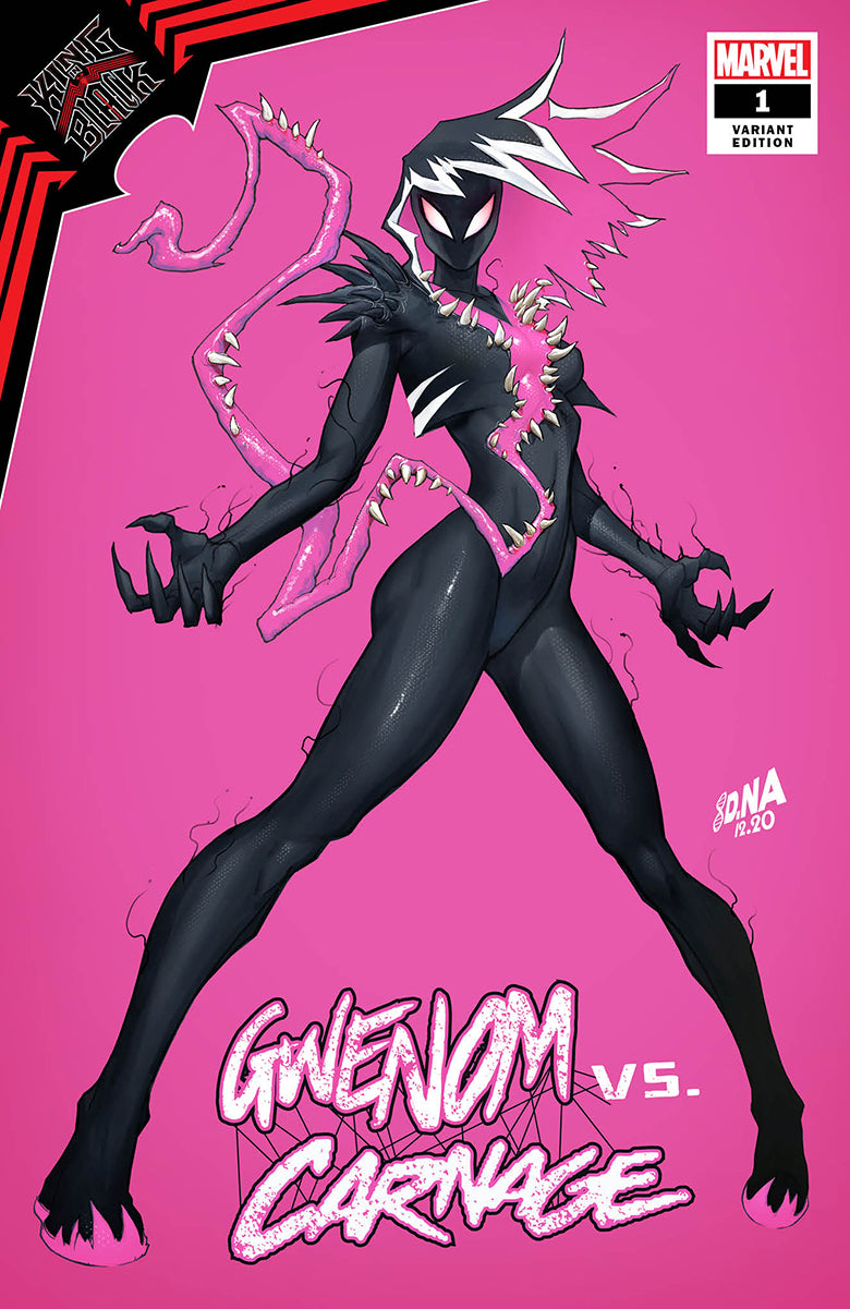 KING IN BLACK GWENOM VS CARNAGE #1 (OF 3) UNKNOWN COMICS DAVID NAKAYAMA EXCLUSIVE COLOR BLEED VAR (01/13/2021)