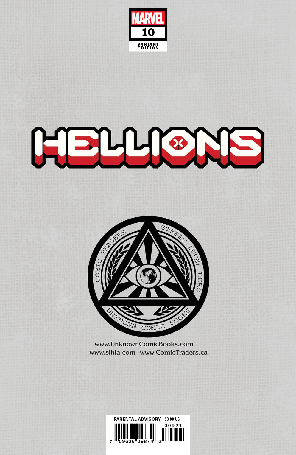 HELLIONS #10 UNKNOWN COMICS DAVID NAKAYAMA EXCLUSIVE VIRGIN VAR (03/03/2021)