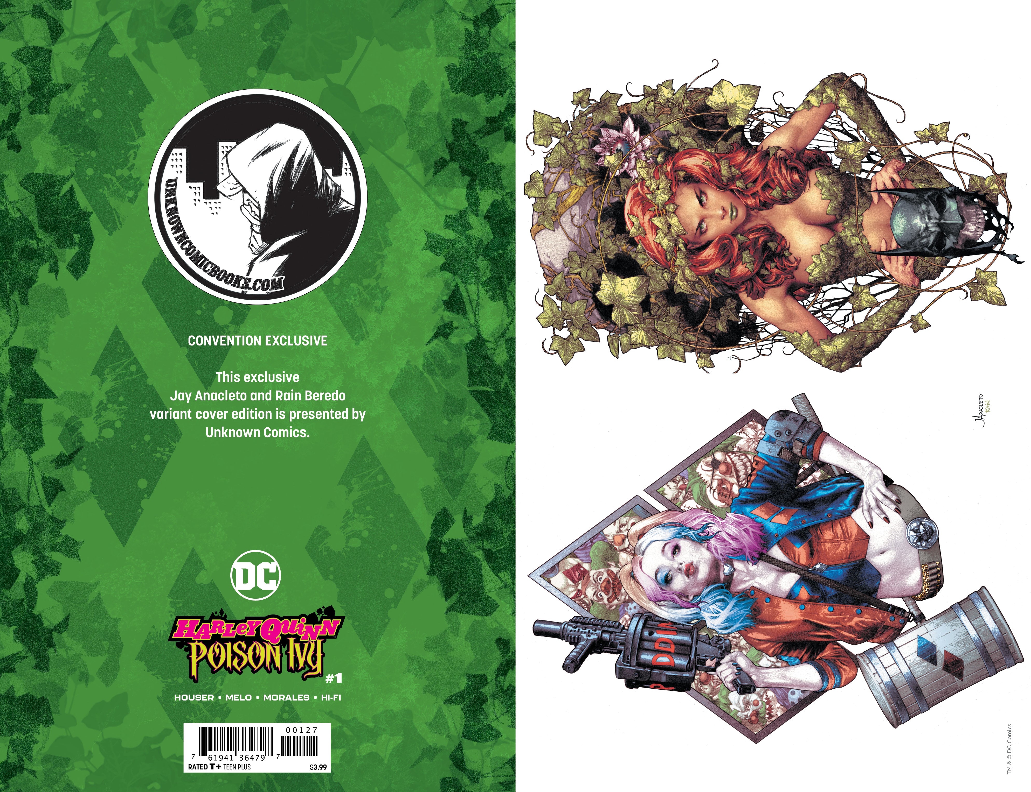 HARLEY QUINN & POISON IVY #1 (OF 6) UNKNOWN COMICS JAY ANACLETO CONVENTION EXCLUSIVE VIRGIN (09/04/2019)