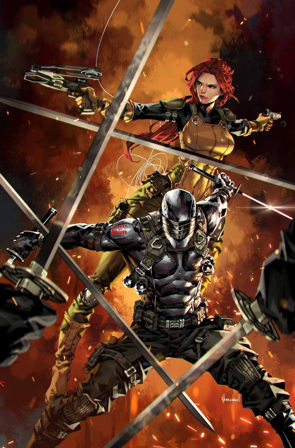 SNAKE EYES DEADGAME #1 KAEL NGU EXCLUSIVE SCARLET ORANGE VIRGIN VAR (07/15/2020)