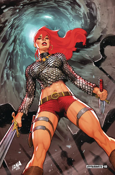 IMMORTAL RED SONJA #3 UNKNOWN COMICS DAVID NAKAYAMA EXCLUSIVE VIRGIN METAL VAR (07/27/2022)