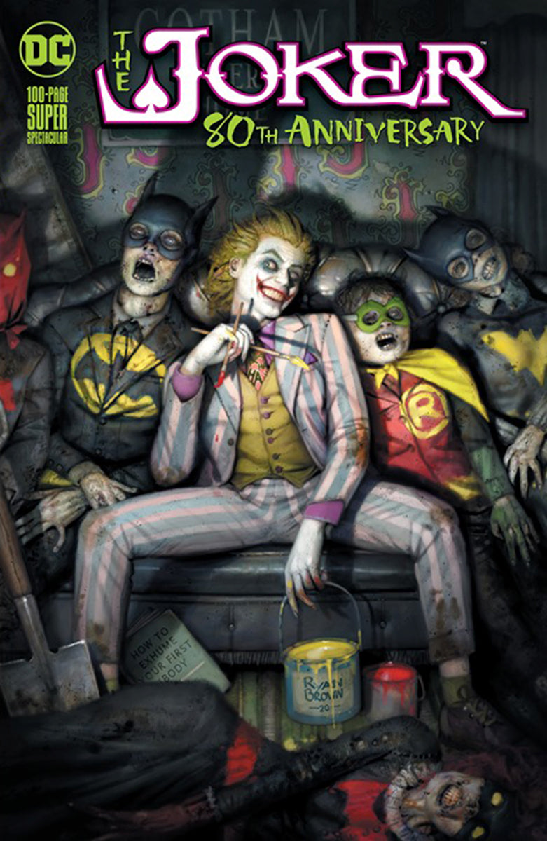 JOKER 80TH ANNIV 100 PAGE SUPER SPECT #1 RYAN BROWN EXCLUSIVE VAR (04/29/2020)
