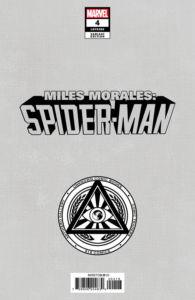 MILES MORALES: SPIDER-MAN #4 UNKNOWN COMICS TYLER KIRKHAM EXCLUSIVE VAR (03/15/2023)