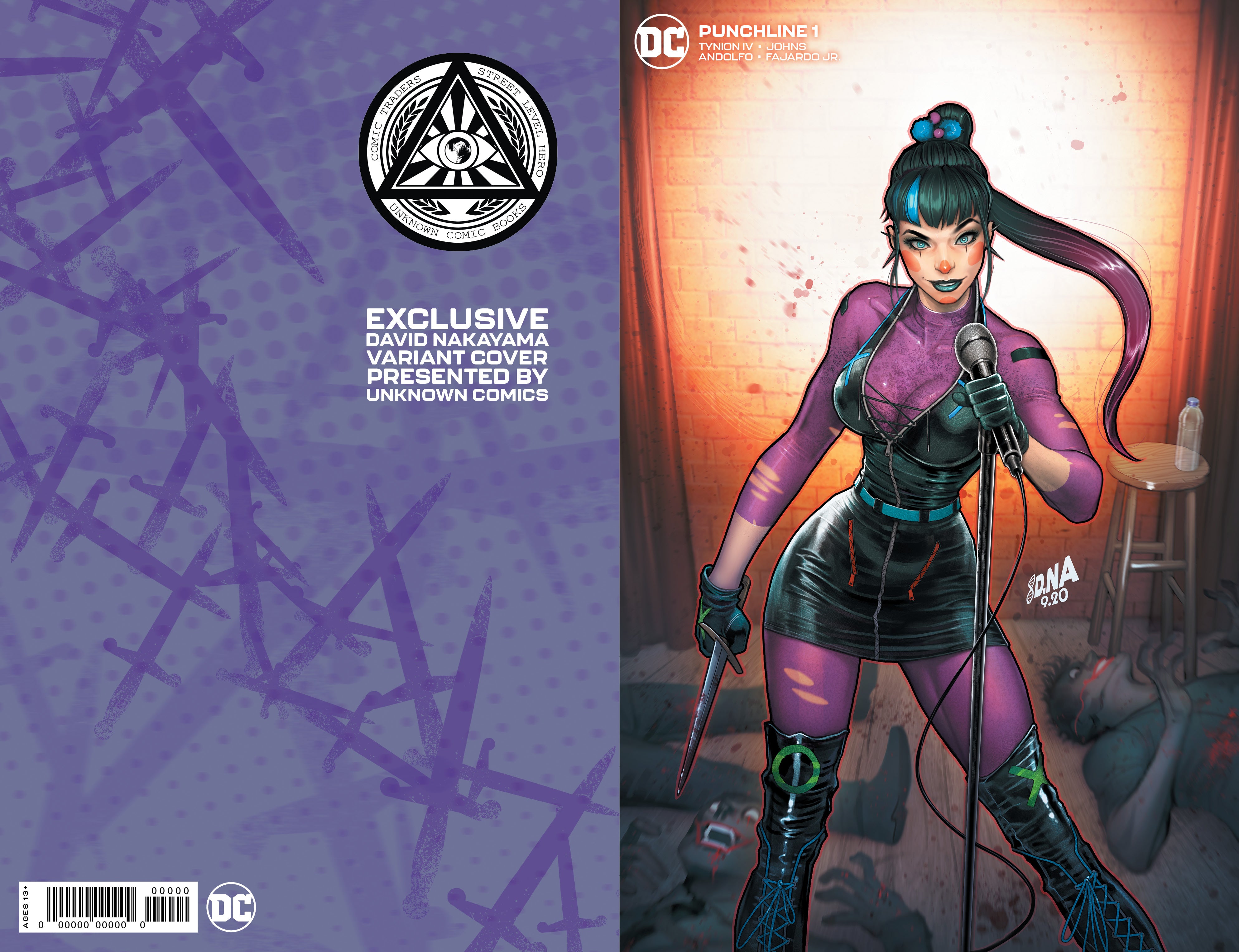 PUNCHLINE SPECIAL #1 (ONE SHOT) UNKNOWN COMICS DAVID NAKAYAMA EXCLUSIVE MINIMAL VAR (11/10/2020)