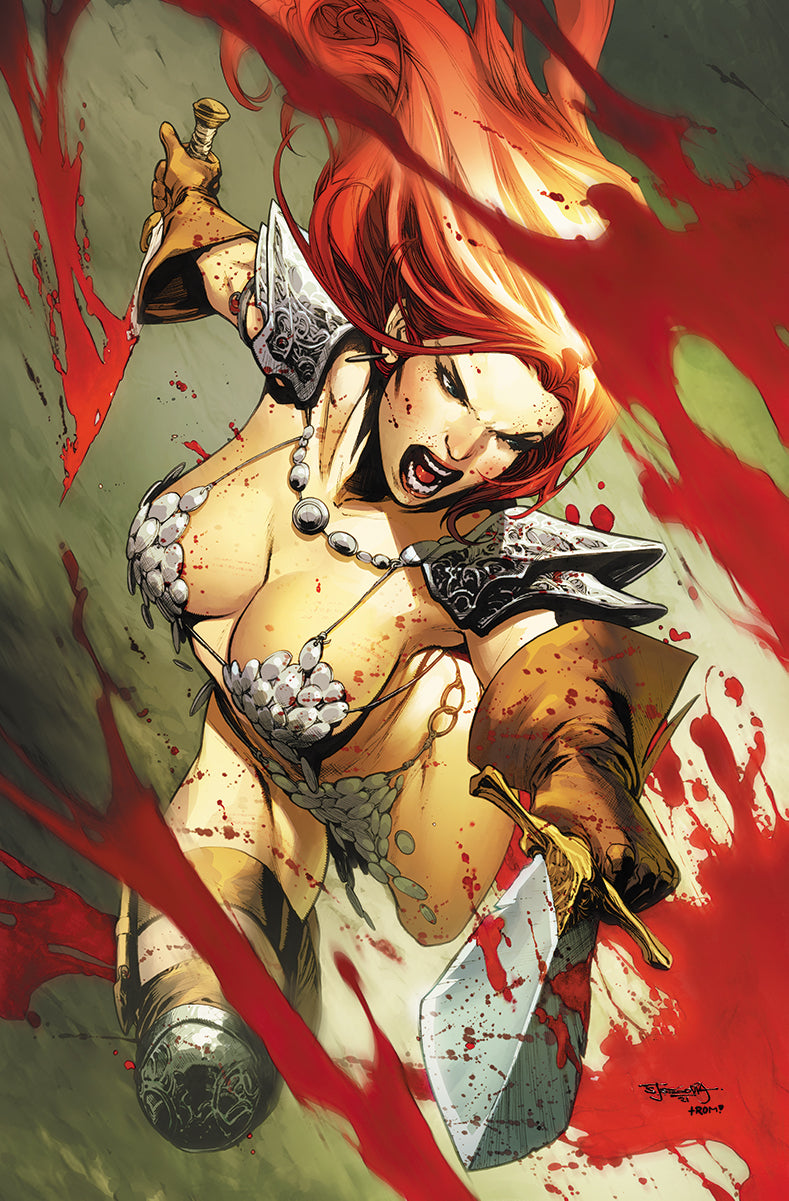 INVINCIBLE RED SONJA #2 UNKNOWN COMICS STEPHEN SEGOVIA EXCLUSIVE VIRGIN VAR (06/02/2021)