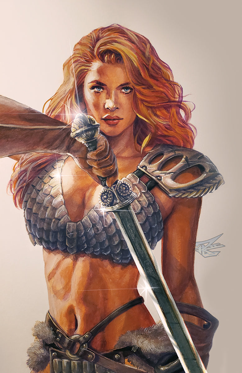 Invincible Red Sonja #1 Unknown Comics Ron Leary Exclusive Virgin Var (05/05/2021)