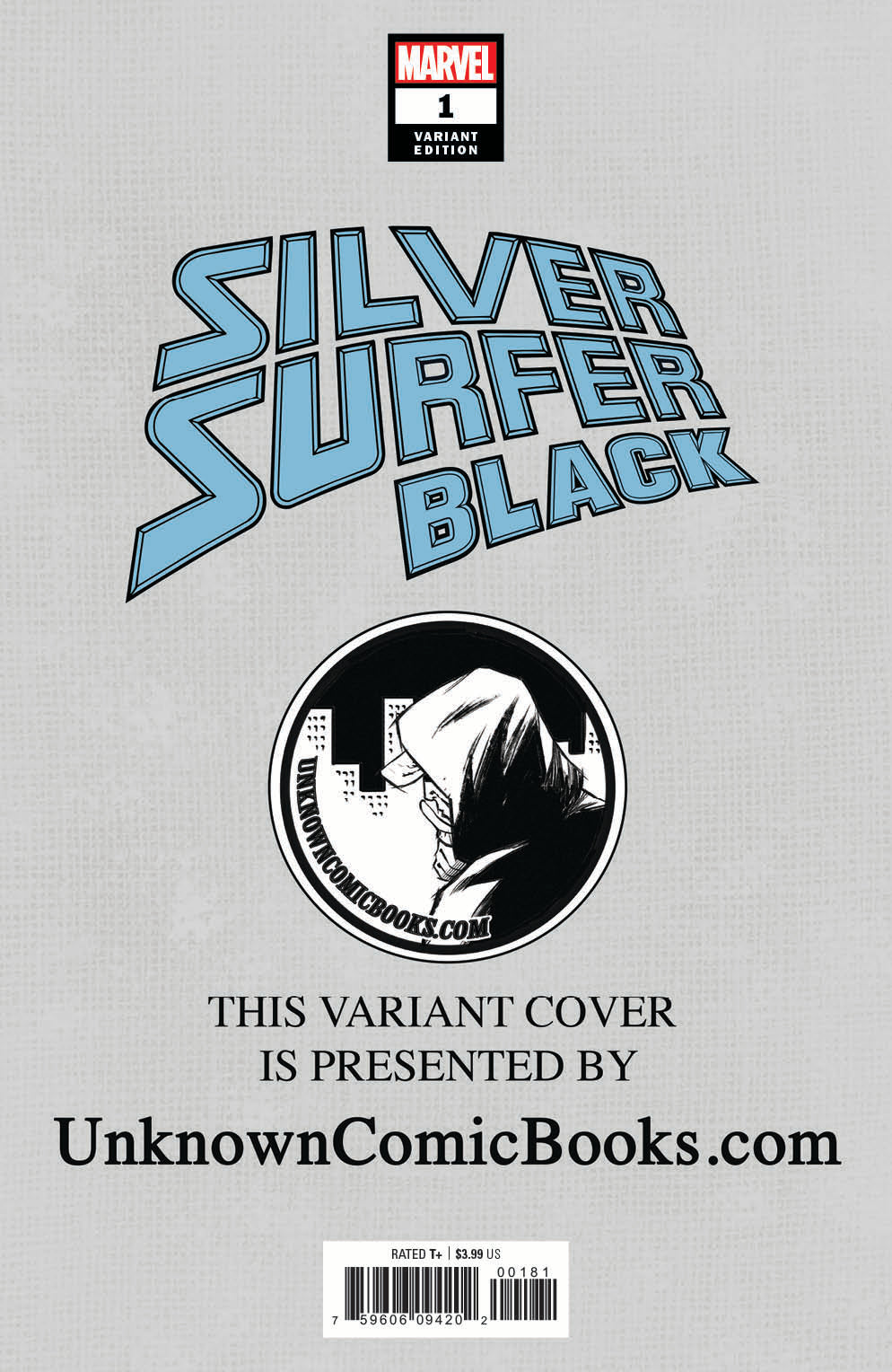 SILVER SURFER BLACK #1 (OF 5) UNKNOWN COMIC BOOKS PARRILLO EXCLUSIVE (06/12/2019)